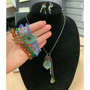 Incredible Victorian Peacock 3 piece set